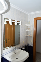 Bathroom with toilet and shower